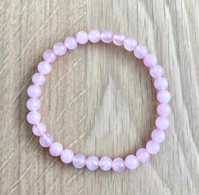 Bracelet Quartz Rose Perles